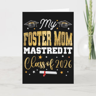 Carte Diplômé de Master Ma mère d'accueil l'a maîtrisé C