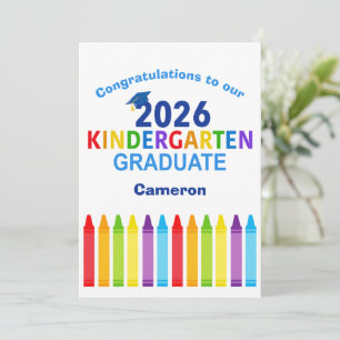 Carte Diplômé de maternelle 2026 Cadeau personnalisé de