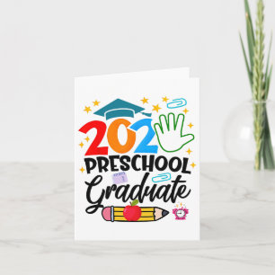 Carte Diplômé de maternelle Diplômé de pré-maternelle 20