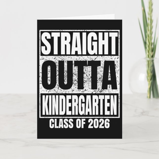 Carte Diplômé de maternelle promotion 2026 (Devant)