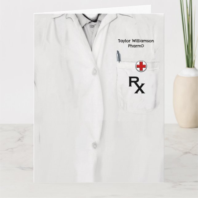 Carte Diplôme de pharmacien de l'école de pharmacie (Devant)