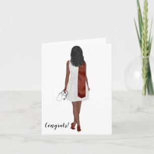 Carte Diplôme de soins infirmiers afro-américain sur mes