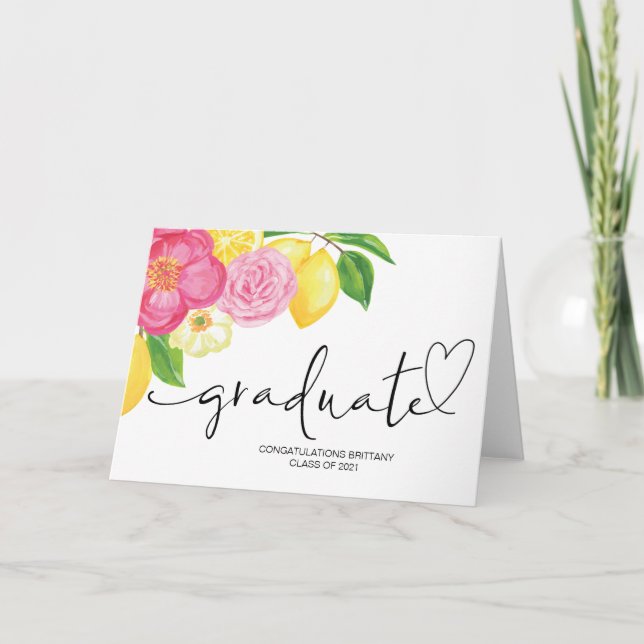 Carte Diplôme d'études supérieures Idée cadeau école Gra (Devant)