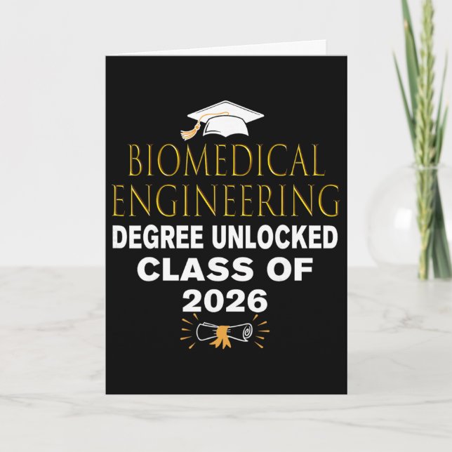 Carte Diplôme d'ingénierie biomédicale débloqué Cl de 20 (Devant)