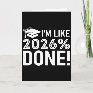 Carte Diplômé Drôle De 2026 Senior Je Suis Comme 2026%
