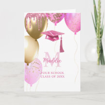 Diplôme Filles Rose Personnalisé 