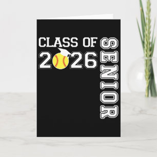 Carte Diplômé Joueur Senior Softball Cl 2026
