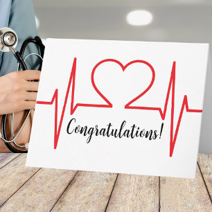 Carte Diplôme Médicale simple en soins infirmiers