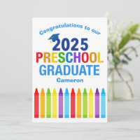 Diplômé préscolaire 2025 sur mesure