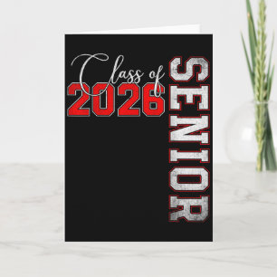 Carte Diplômé senior 2026 Mon dernier premier jour de Cl