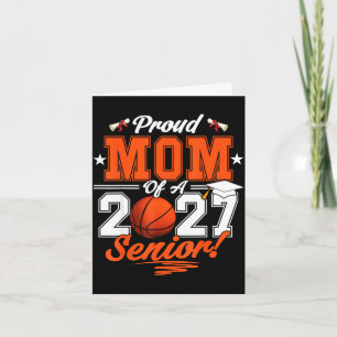 Carte diplômée 2026 maman fière d'un basketteur en termi