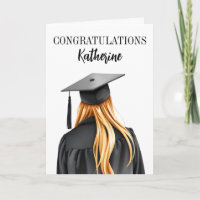 Diplômée moderne personnalisée Femme Diplômée