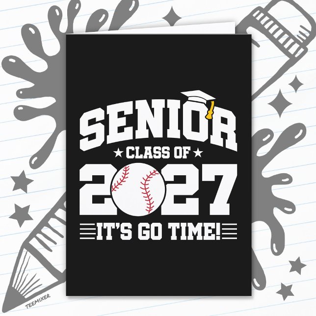 Carte Diplômés de baseball, c'est parti ! Terminale prom (Créateur téléchargé)