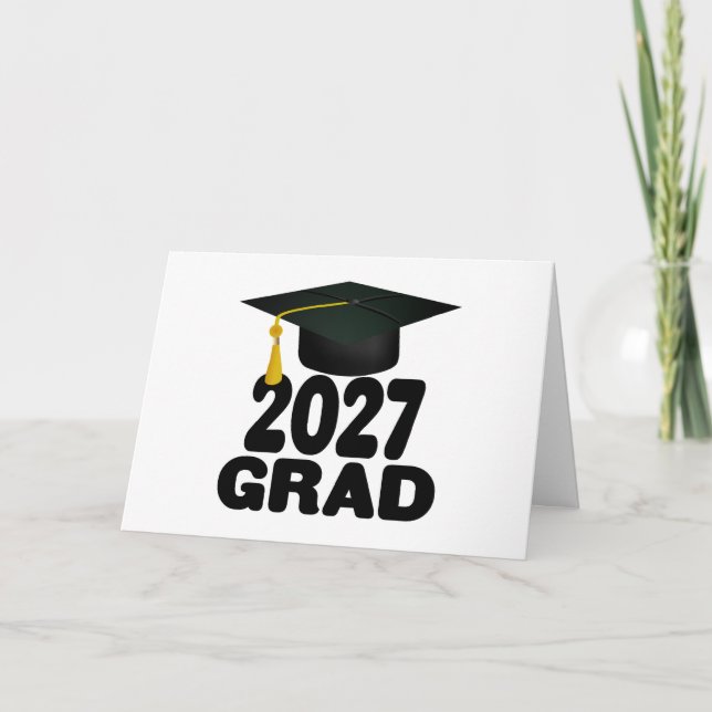 Carte Diplômés de la promotion 2027 en gras (Devant)