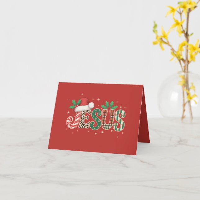 Carte Dire religieux chrétien Jésus Foi Verset biblique (Fleur jaune)