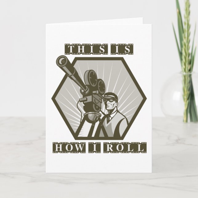 Carte directeur d'appareil-photo de film du film TV (Devant)