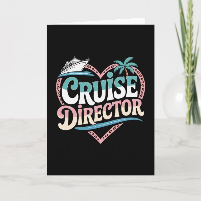 Carte Directeur de croisière Cœur  (Devant)