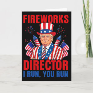 Carte Directeur de feux d'artifice Je cours vous courez