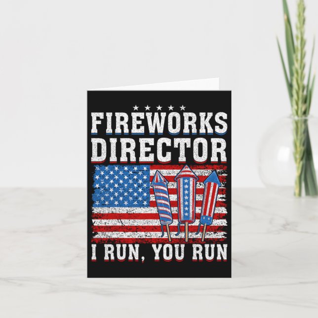 Carte Directeur de Firework Technicien Je Vous Exécute 4 (Devant)
