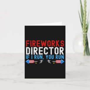 Carte Directeur de Fireworks Drapeau américain 4 juillet
