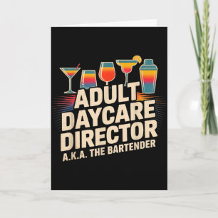 Carte Directeur de garderie pour adultes drôle aka Le ba