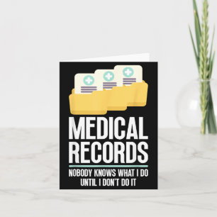 Carte Directeur des dossiers médicaux Drôle de dossiers
