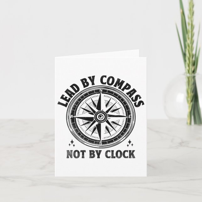 Carte Diriger Par Comp Pas Par Horloge Camping Scouting  (Devant)