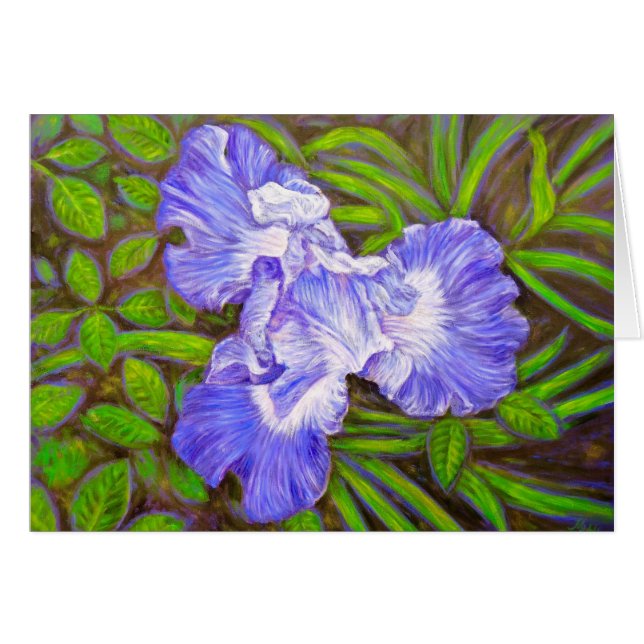 Carte d'iris (Devant horizontal)