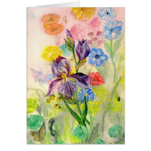Carte "d'iris pourpre"