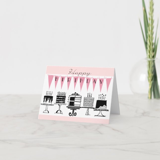 Carte Dis-le avec du gâteau ! (Devant)
