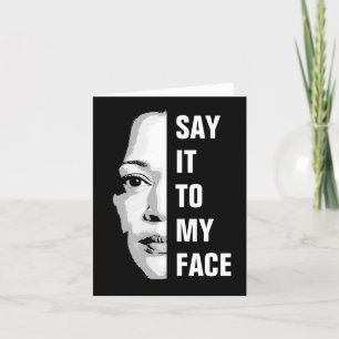 Carte Dis-le-moi en face - Kamala Harris