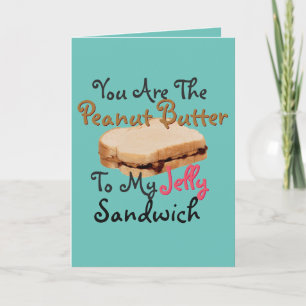 Carte Dis Sandwich au Beurre de Cacahuète et à la Confit