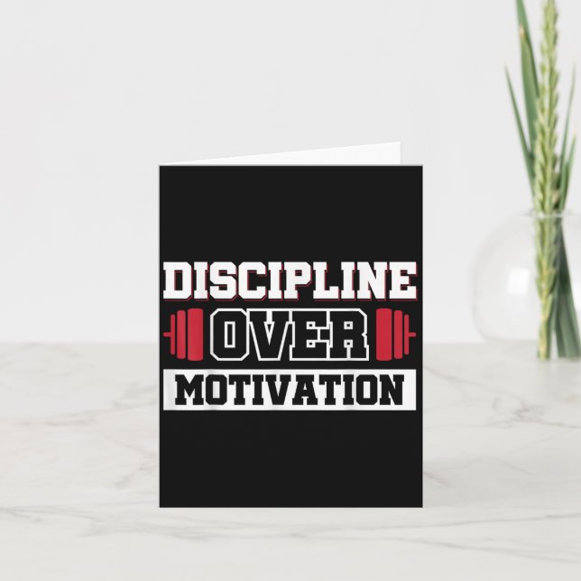 Carte Discipline sur motivation (Devant)