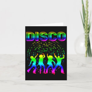 Carte Disco les années 70 Disco Chemise Thématique Danse
