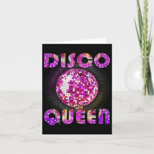 Carte Disco Queen Art Pour Femmes Filles Funk Musique Di