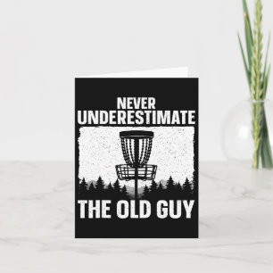 Carte Disk Golf Art Pour Les Hommes Grandpa Papa Lecteur