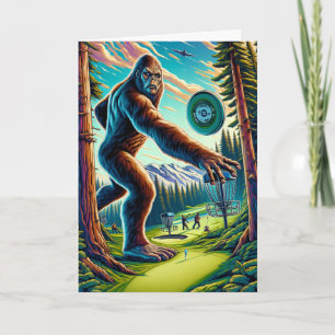 Carte Disk Golf Bigfoot Anniversaire