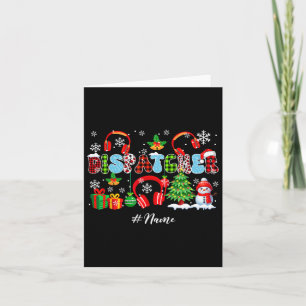 Carte Dispatcher Sapin de Noël Léopard Père Noël Bonhomm