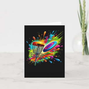Carte Disque Coloré Golf Crew Tie Dye Graphic Tee Hommes