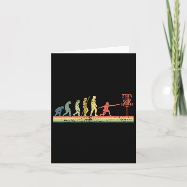 Carte Disque Golf Funny Sports Cadeau (Devant)