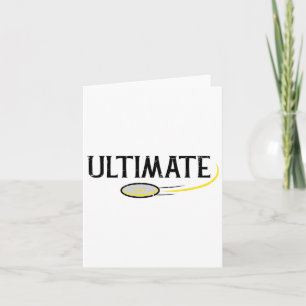 Carte Disque Golf Ultimate Frisbee Frolf Sport Joueur Ho