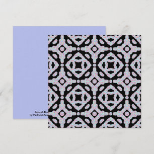 Carte Disques ondulés de couleur pastel, motif symétriqu