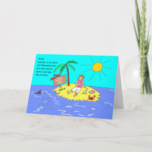 Carte Distanciation Sociale Femme Dessin Animé Drôle Fêt