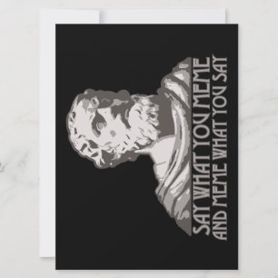 Carte Dites ce que vous mème et mème ce que vous dites