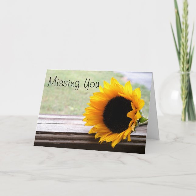 Carte Dites-le en tournesols (Devant)