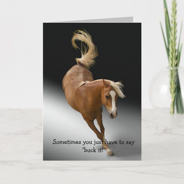 Carte Dites simplement Buck it Retirement (Devant)