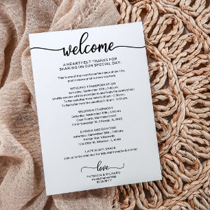 Carte d'itinéraire de mariage minimaliste moderne