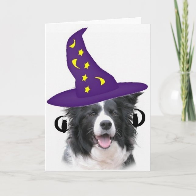 Carte Ditzy Dogs~Original Notecard~Border Collie (Devant)