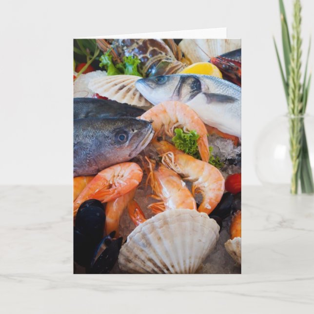 Carte Divers fruits de mer (Devant)