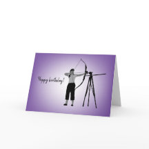 Diversité Designs Girl Blind Archer Card